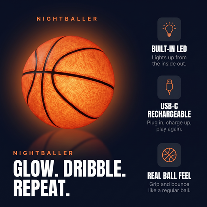NightBaller™ Basketball Ball