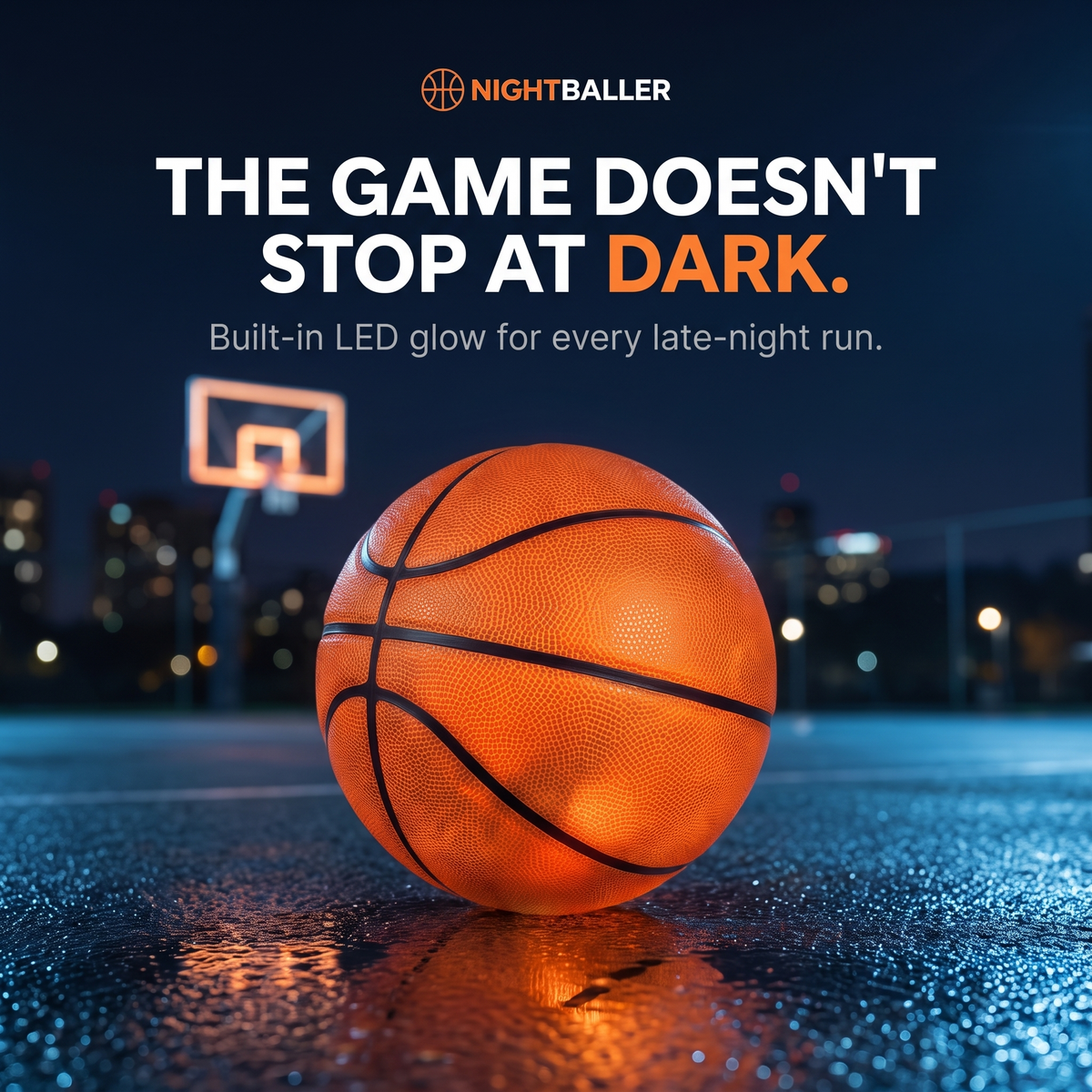 NightBaller™ Basketball Ball